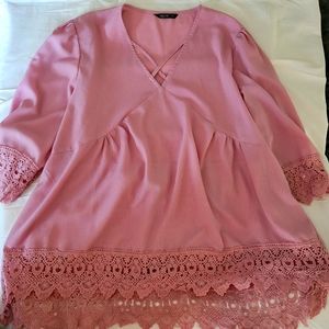 2x Pink blouse